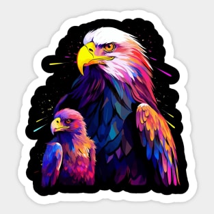 Eagle Mothers Day Sticker